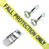 Fall Protection Strap with Buckle and Twisted Snap Hook