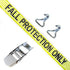 Fall Protection Strap with Buckle and Open Claw Hook