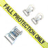 Fall Protection Strap with Ratchet and Flat Snap Hook