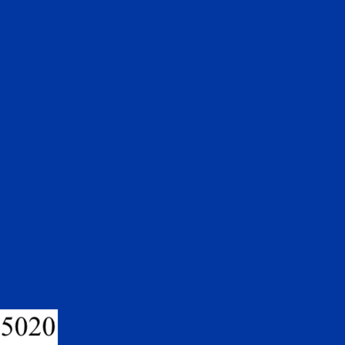Square of mid-blue Panama PVC material - 5020