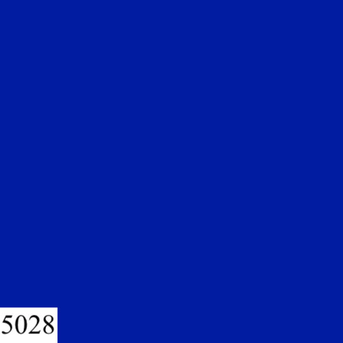 Square of mid-blue Panama PVC material - 5028