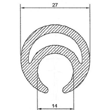 27mm Schmitz Curtain Pole 3.3mt