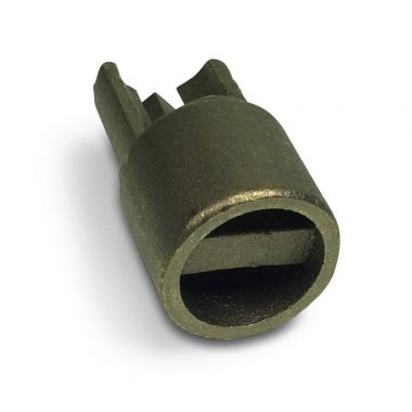 Brass Bottom Slotted Drive Adaptor for 34mm Curtain Poles.
