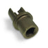 Brass Bottom Square Drive Adaptor for 34mm Curtain Poles