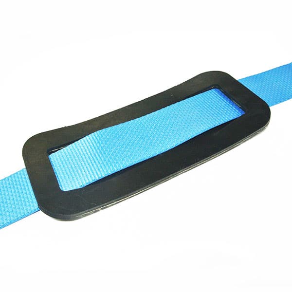 Strap guard with blue strap