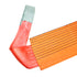 Orange wear sleeve around red sling.