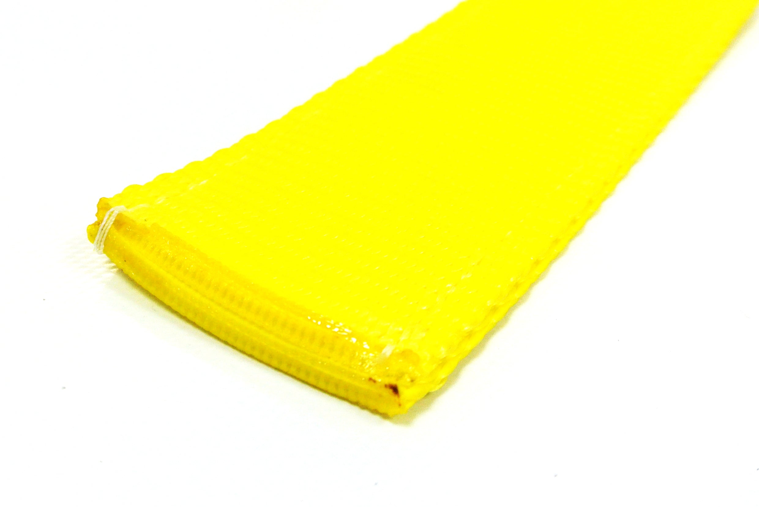 Yellow heavy duty webbing wear sleeve